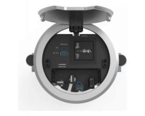 Kramer Electronics RTBUS-28XL Universal Negro, Plata Corriente alterna Carga rápida Interior