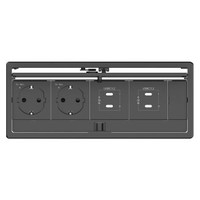 Kramer Electronics T-IN4-REC2(B) Negro