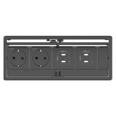 Kramer Electronics T-IN4-REC2(B) Negro