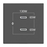 KRAMER CONNECT - ROOM CONNECTIVITY BLACK 2 PORTS USBC 130W (