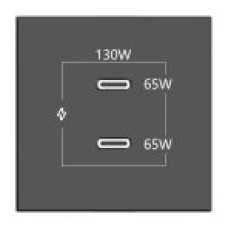 KRAMER CONNECT - ROOM CONNECTIVITY BLACK 2 PORTS USBC 130W (