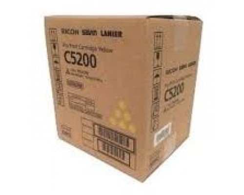 RICOH Pro Print Cartridge Amarillo C5200