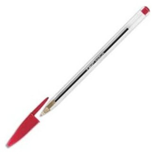 BOLIGRAFO CRISTAL CUERPO TRANSPARENTE TRAZO 0,4 MM. COLOR ROJO BIC 8373619-MR0 BOLIGRAFO CRISTAL CUERPO TRANSPARENTE TRAZO 0,4 MM. COLOR ROJO BIC 8373619