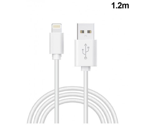 CABLE COOL USB LIGHTNING 1.2M WHITE