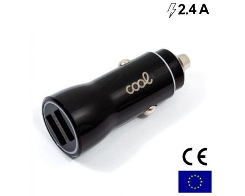 CARGADOR COOL COCHE 1 USB 20W CARGA RAPIDA BLACK