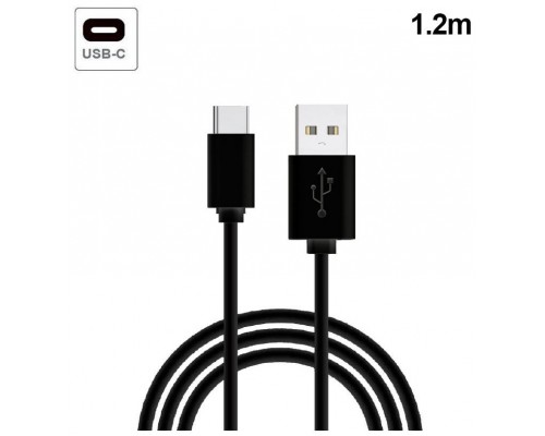 CABLE COOL USB-A A USB-C 1.2M BLACK