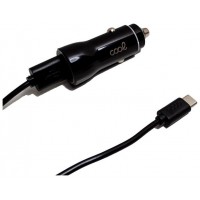 CARGADOR COOL COCHE DUAL USB 20W NEGRO CABLE