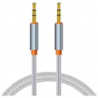 CABLE COOL JACK 3.5MM AUDIO PLATEADO