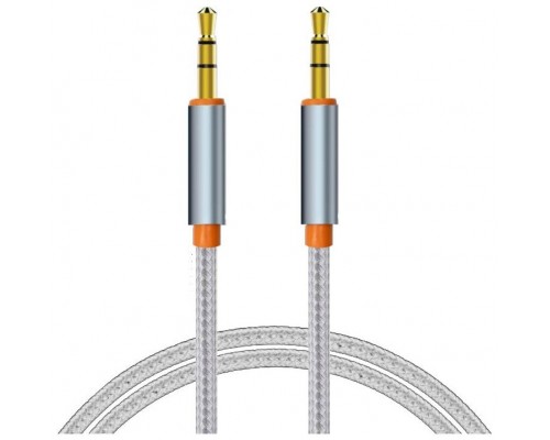 CABLE COOL JACK 3.5MM AUDIO PLATEADO