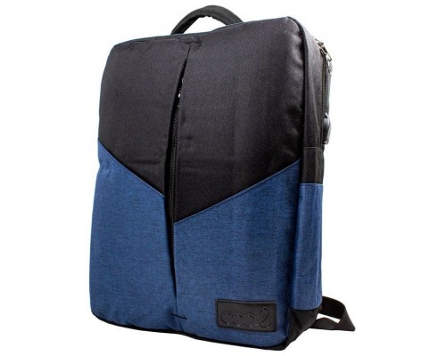 MOCHILA PORTATIL 15-16  COOL PORTLAND BLACK-BLUE