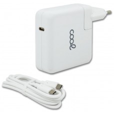 CARGADOR COOL MACBOOK 67W CABLE USBC WHITE