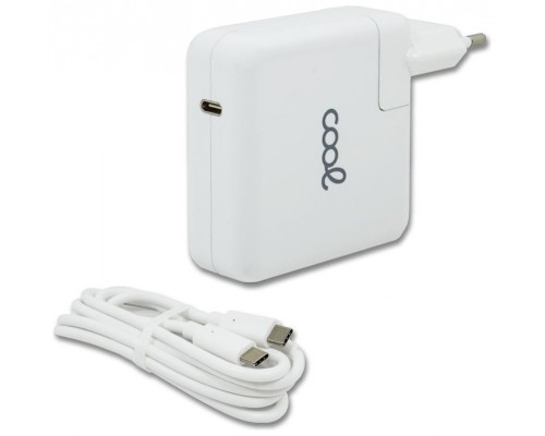 CARGADOR COOL MACBOOK 67W CABLE USBC WHITE