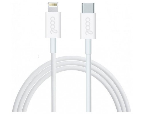 CABLE COOL USB-C A LIGHTNING 1.2M WHITE