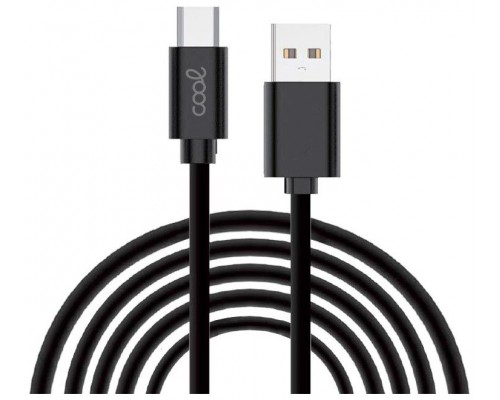 CABLE COOL USB A USB-C 3M BLACK