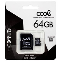 MEM MICROS SD 64GB COOL CL10 ADAPT