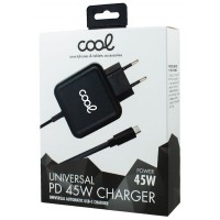 CARGADOR COOL ORD. PORTATIL USB-C 45W CABLE