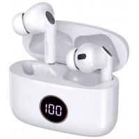 AURICULARES EARBUDS STEREO LCD COOL AIR PRO WHITE