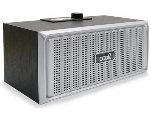 ALTAVOZ BLUETOOTH COOL RETRO 20W NEGRO-PLATA