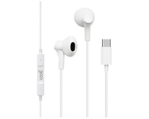 AURICULARES  MICRO COOL STEREO TIPO-C WHITE