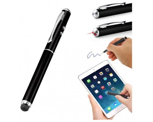 PUNTERO STYLUS COOL UNIVERSAL LASER NEGRO