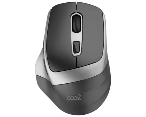 RATON INALAMBRICO COOL ERGONOMIC BLACK-SILVER