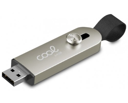 PENDRIVE 64GB USB 2.0 COOL OPTIMUS PLATA