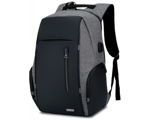 MOCHILA PORTATIL 15-16  COOL REPORT BLACK-GREY