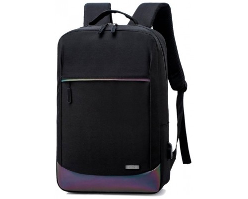 MOCHILA PORTATIL 15-16  COOL REFLECTIVE BLACK