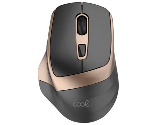RATON INALAMBRICO COOL ERGONOMIC BLACK-GOLD