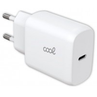 CARGADOR COOL USB-C 25W CARGA RAPIDA WHITE