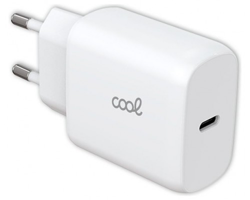 CARGADOR COOL USB-C 25W CARGA RAPIDA WHITE