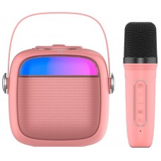 ALTAVOZ KARAOKE COOL MINI KARAOKE 6W ROSA