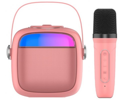 ALTAVOZ KARAOKE COOL MINI KARAOKE 6W ROSA
