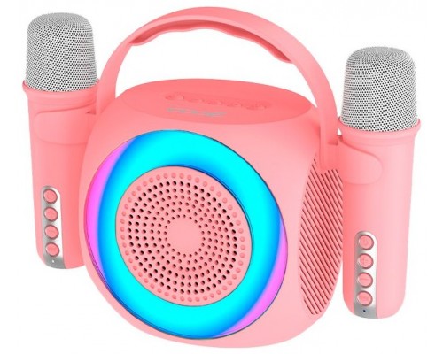 ALTAVOZ KARAOKE COOL MINI KARAOKE PARTY 6W ROSA