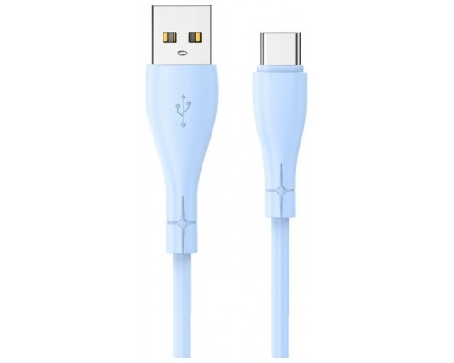 CABLE COOL USB A USB-C 1M NYLON BLUE