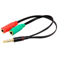 ADAPTADOR COOL DOBLE JACK 3.5MM AUX