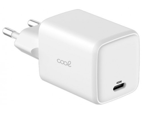 CARGADOR COOL USB-C 45W ULTRA CARGA RAPIDA WHITE