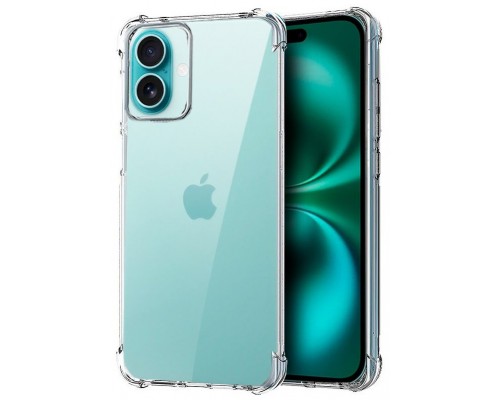 FUNDA COOL IPHONE 16 PLUS TRANSPARENTE