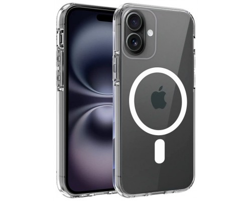 FUNDA COOL IPHONE 16 MAGNETICA TRANSPARENTE