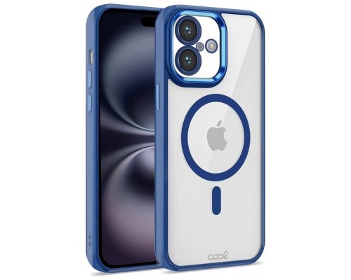 FUNDA COOL IPHONE 16 MAGNETICA AZUL