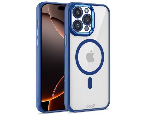 FUNDA COOL IPHONE 16 PRO MAX MAG AZUL