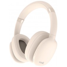 AURICULARES CASCOS STEREO COOL ROLLER BEIGE