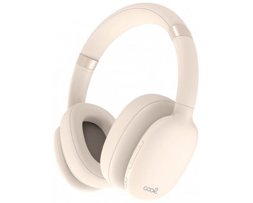 AURICULARES CASCOS STEREO COOL ROLLER BEIGE