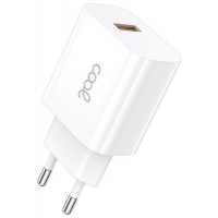 CARGADOR COOL 1USB 12W  2.4 AMP WHITE