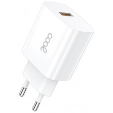 CARGADOR COOL 1USB 12W  2.4 AMP WHITE