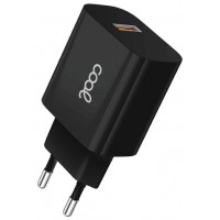 CARGADOR COOL 1USB 12W 2.4 AMP BLACK