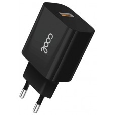 CARGADOR COOL 1USB 12W 2.4 AMP BLACK
