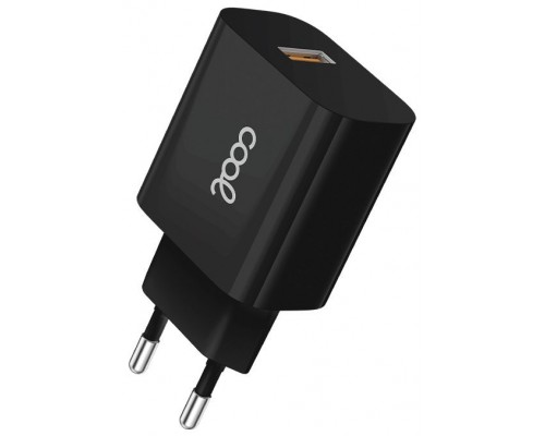 CARGADOR COOL 1USB 12W 2.4 AMP BLACK