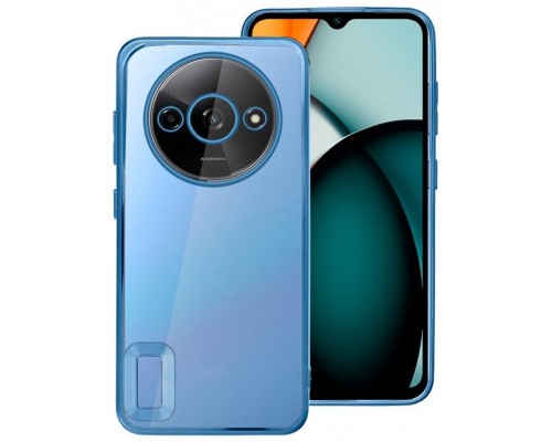 FUNDA COOL XIAOMI REDMI A3 BORDE METALIZADO AZUL