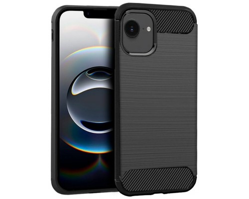 FUNDA COOL IPHONE 16E CARBON NEGRO